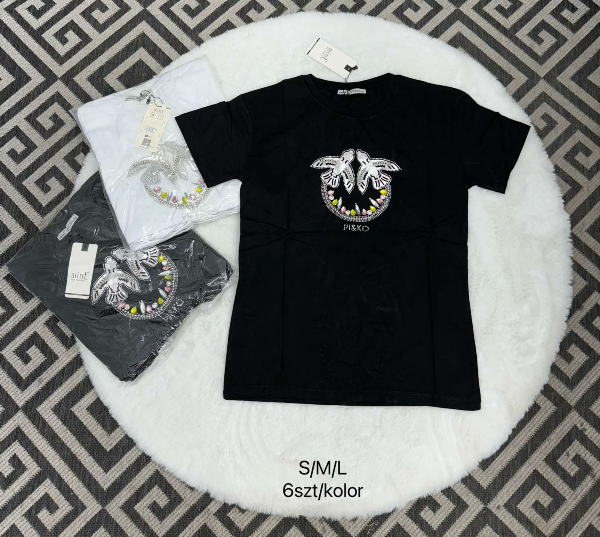 Bluzki damskie Roz S-M-L, Mix kolor Paczka 6 szt